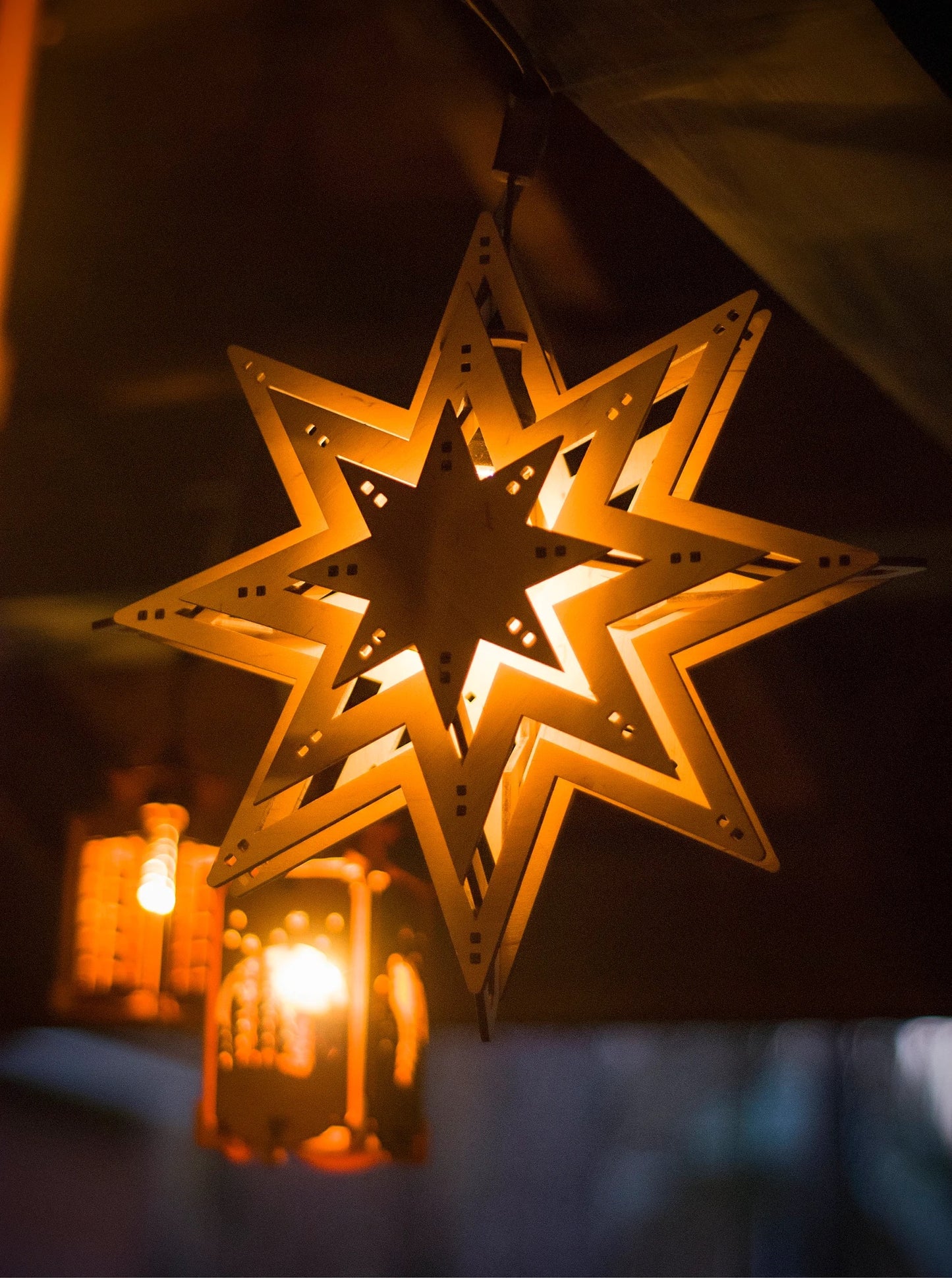 Star Lantern for windows or porch decoration