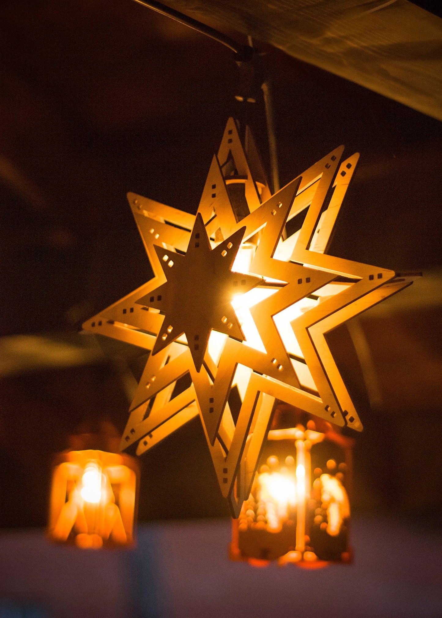 Star Lantern for windows or porch decoration